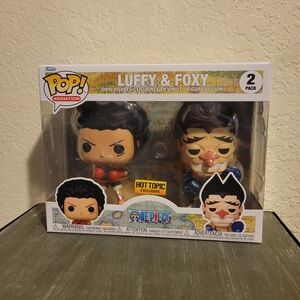 Funko Pop Animation Luffy & Foxy Exclusive Figures